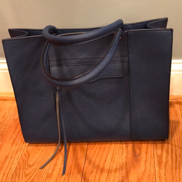 Cobalt blue Rebecca Minkoff tote bag - Picture 4 of 8